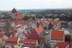 Blick vom Greifswalder Dom über Rathaus, Markt und Dicke Marie