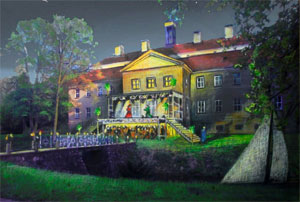 Ausstellung über Pommersche Herrenhäuser im Schloss Griebow