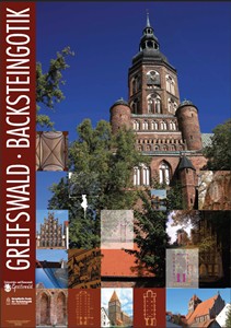 Plakat zur Greifswalder Backsteingotik